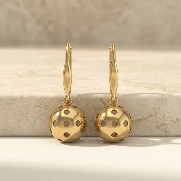 First Serve Drops — yellow gold, view 3