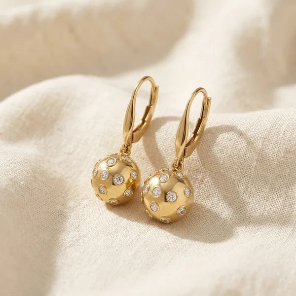 Rally Drops — yellow gold, view 5