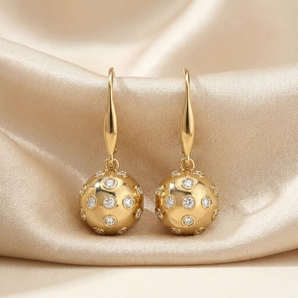 Rally Drops — yellow gold, view 2