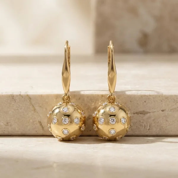 Rally Drops — yellow gold, view 4