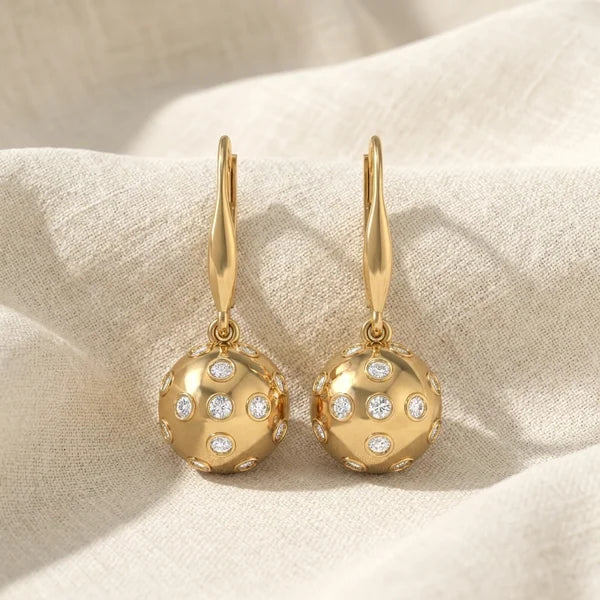 Rally Drops — yellow gold, view 6