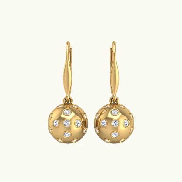 Ace Drops — yellow gold, view 1