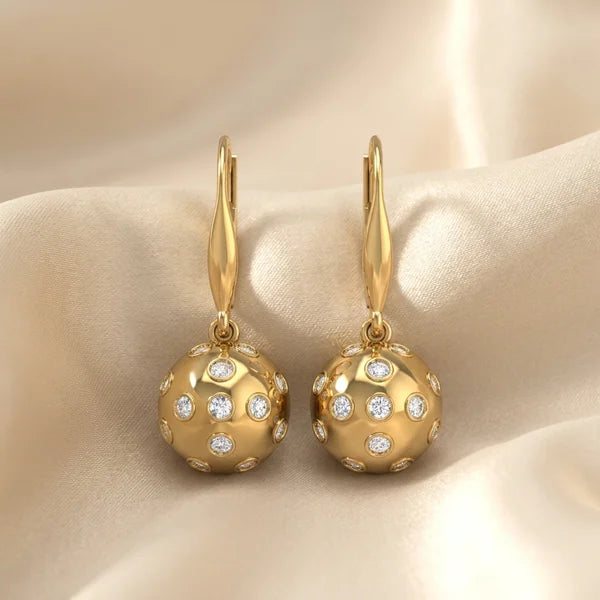 Ace Drops — yellow gold, view 6