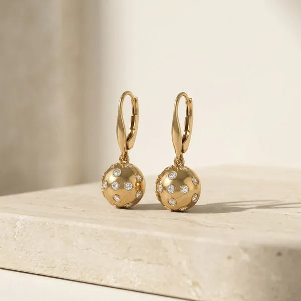 Ace Drops — yellow gold, view 4