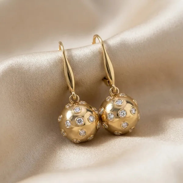 Ace Drops — yellow gold, view 5