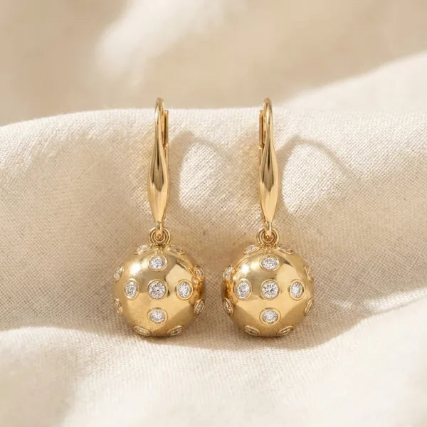Ace Drops — yellow gold, view 3