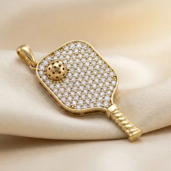 The Paddle, Pavé — yellow gold, view 3