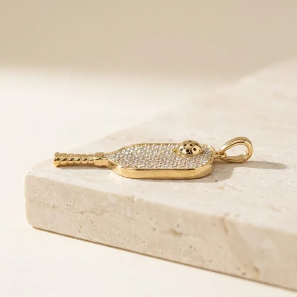 The Paddle, Pavé — yellow gold, view 5
