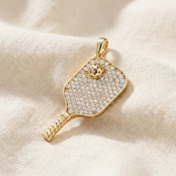 The Paddle, Pavé — yellow gold, view 2